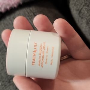 Peach & Lily Matcha Pudding travel size moisturizer